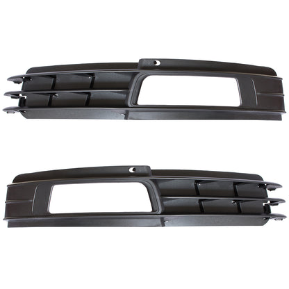 Audi A6 C6 08-11 Z HALOGENAMI atrapka kratka w zderzak lewa + prawa 2 szt. KPL