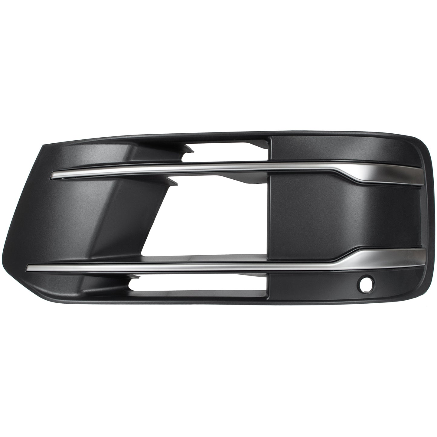 Audi Q7 4M 15-19 atrapka kratka w zderzak przedni CZARNA + SILVER lewa