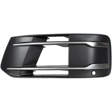 Audi Q7 4M 15-19 atrapka kratka w zderzak przedni CZARNA + SILVER lewa