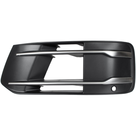 Audi Q7 4M 15-19 atrapka kratka w zderzak przedni CZARNA + SILVER lewa