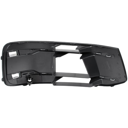Audi Q7 4M 15-19 atrapka kratka w zderzak przedni CZARNA + SILVER lewa