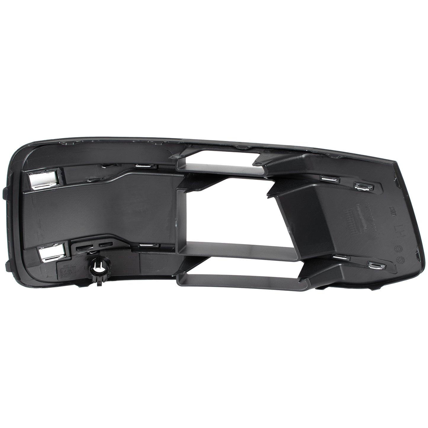 Audi Q7 4M 15-19 atrapka kratka w zderzak przedni CZARNA + SILVER lewa