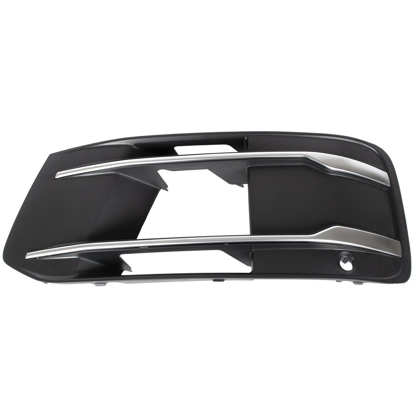 Audi Q7 4M 15-19 atrapka kratka w zderzak przedni CZARNA + SILVER lewa