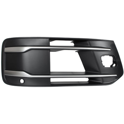 Audi Q7 4M 15-19 atrapka kratka w zderzak przedni CZARNA + SILVER prawa