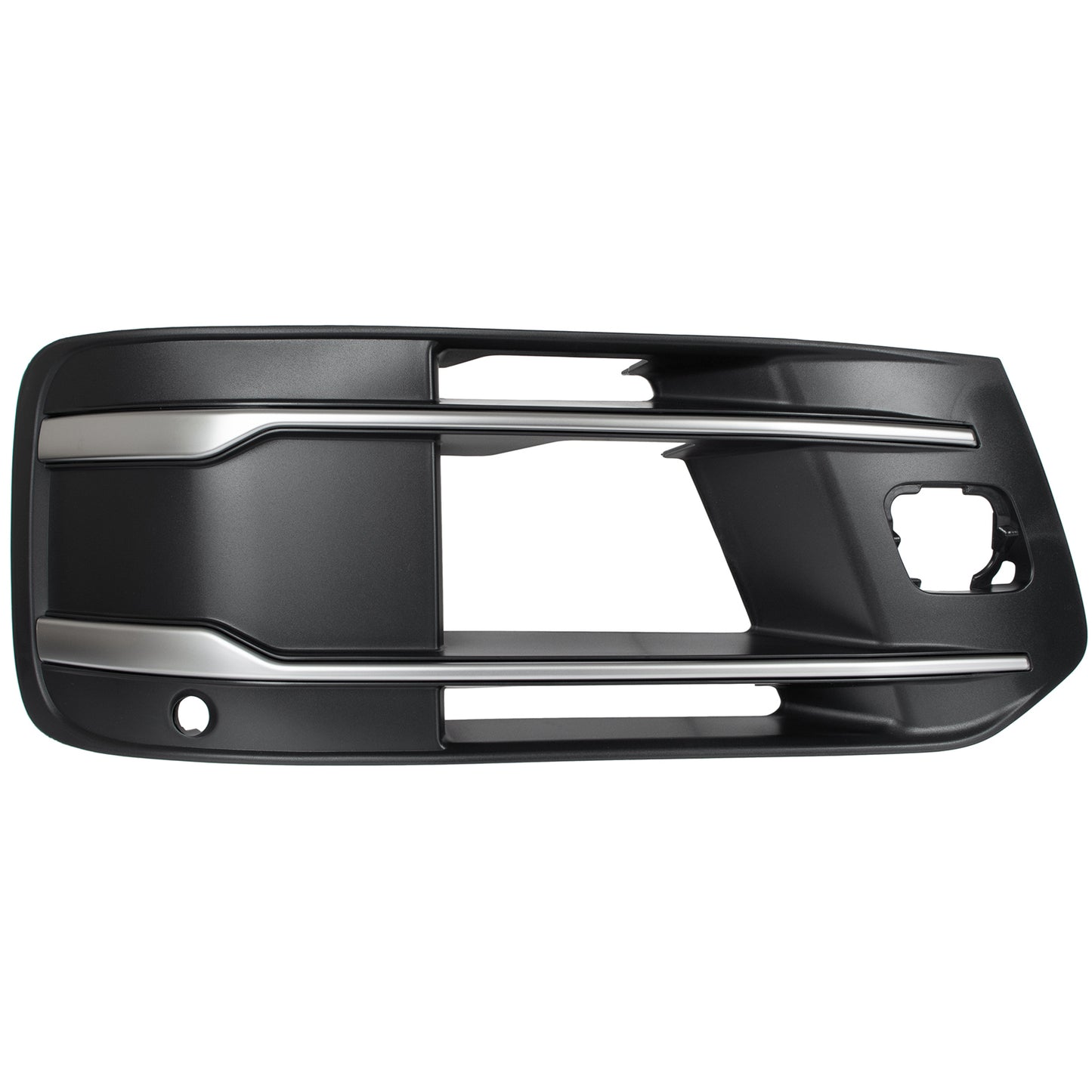 Audi Q7 4M 15-19 atrapka kratka w zderzak przedni CZARNA + SILVER prawa