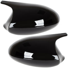 BMW 1 E81 E82 E87 E88 04-08 calotta specchietto NERO LUCIDO sinistro + destro 2 pezzi SET