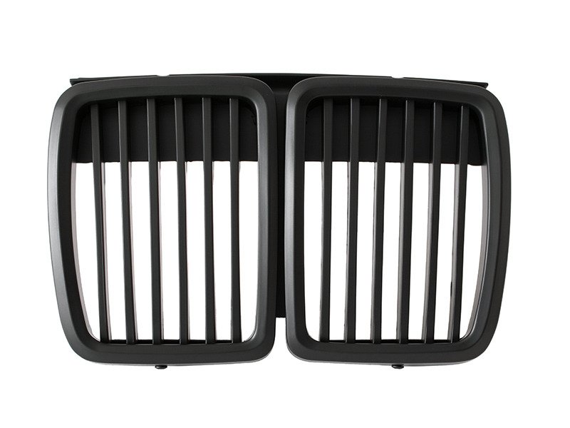 BMW 3 E30 82-94 atrapy między reflektory (nerki) lewa + prawa kpl. BLACK MAT