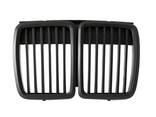 BMW 3 E30 82-94 atrapy między reflektory (nerki) lewa + prawa kpl. BLACK MAT
