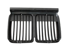 BMW 3 E30 82-94 atrapy między reflektory (nerki) lewa + prawa kpl. BLACK MAT