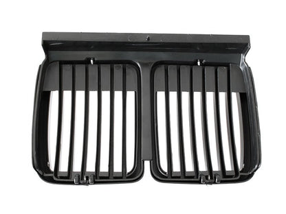 BMW 3 E30 82-94 atrapy między reflektory (nerki) lewa + prawa kpl. BLACK MAT