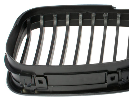 BMW 3 E46 99-04 COUPE CABRIO atrapy między reflektory (nerki) BLACK lewa + prawa kpl.