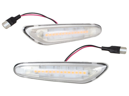 BMW 3 E46 kierunkowskaz boczny LED BIAŁY DYNAMICZNY 2 szt. KPL
