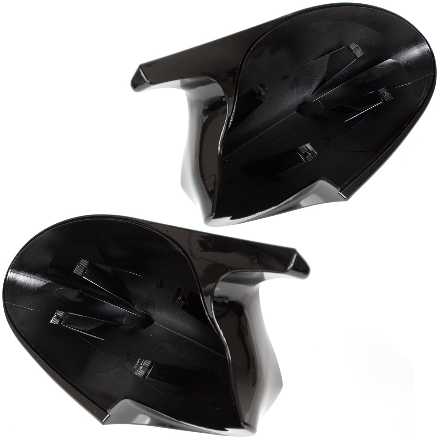 BMW 3 E90 E91 E92 E93 05-09 nakładka lusterka BLACK GLOSSY lewa + prawa 2 szt. KPL