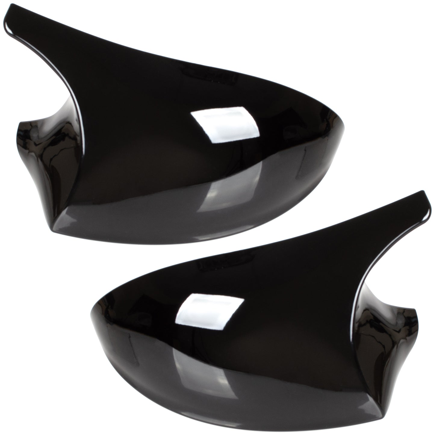 BMW 3 E90 E91 E92 E93 05-09 nakładka lusterka BLACK GLOSSY lewa + prawa 2 szt. KPL