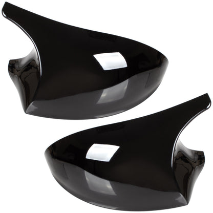BMW 3 E90 E91 E92 E93 05-09 nakładka lusterka BLACK GLOSSY lewa + prawa 2 szt. KPL