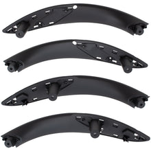 BMW 3 F30 F31 11-19 zestaw uchwytów wewnętrznych drzwi przednich + tylnych 4 szt. KPL CZARNE