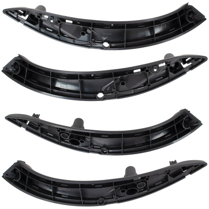 BMW 3 F30 F31 11-19 zestaw uchwytów wewnętrznych drzwi przednich + tylnych 4 szt. KPL CZARNE