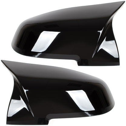 BMW 3 F30 F31 2012- NERO LUCIDO copri specchietto sinistro + destro 2 pezzi SET