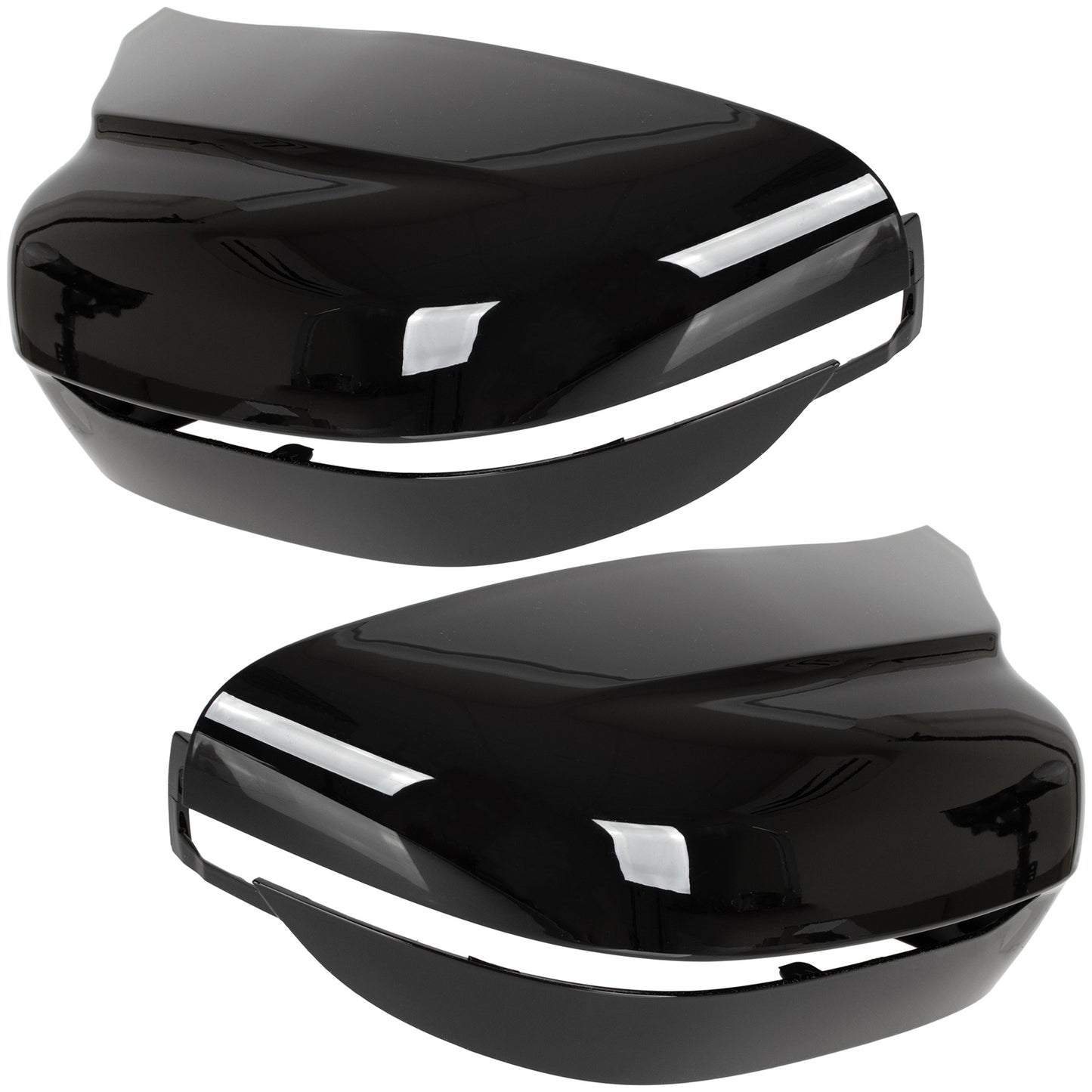 BMW 3 G20 G21 18-23 nakładka lusterka BLACK GLOSSY lewa + prawa 2 szt. KPL