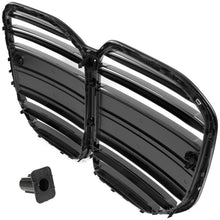 BMW 4 G22 G23 2020- atrapa między reflektory (nerki) BLACK GLOSSY + ZAŚLEPKA