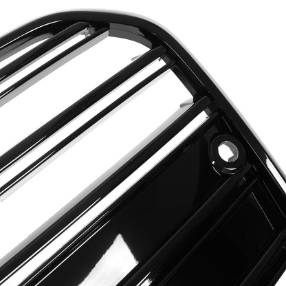 BMW 4 G22 G23 2020- atrapa między reflektory (nerki) BLACK GLOSSY + ZAŚLEPKA