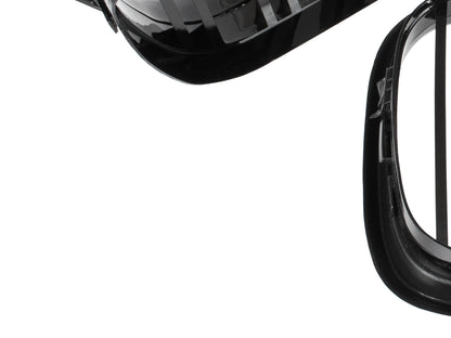 BMW 5 E39 FL 00-04 atrapy między reflektory (nerki) lewa + prawa kpl. BLACK GLOSSY DOUBLE BAR