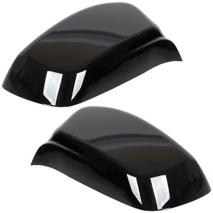 BMW 5 E60 E61 03-08 nakładka lusterka BLACK GLOSSY lewa + prawa 2 szt. KPL