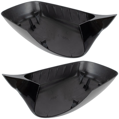 BMW 5 E60 E61 03-08 nakładka lusterka BLACK GLOSSY lewa + prawa 2 szt. KPL