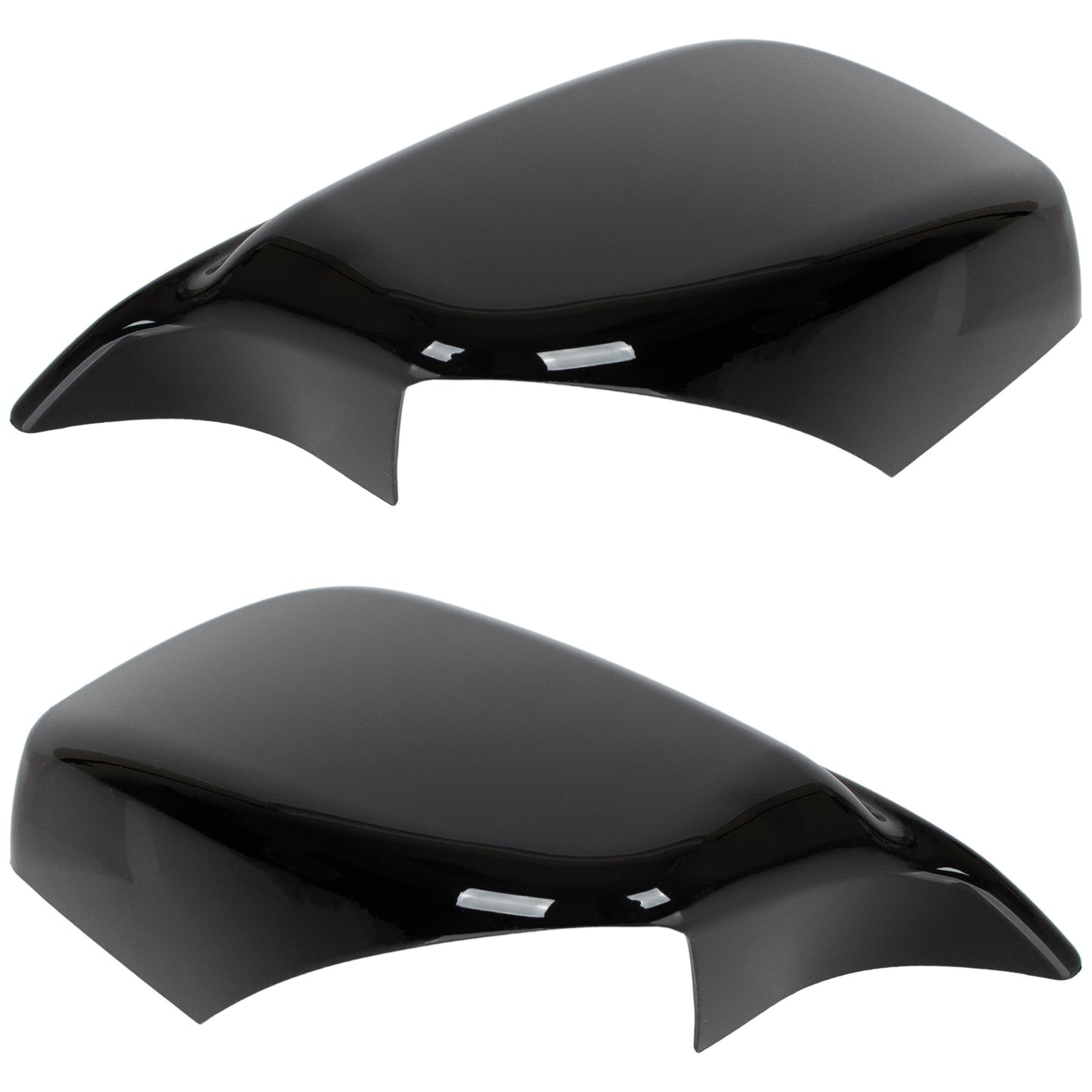 BMW 5 E60 E61 03-08 nakładka lusterka BLACK GLOSSY lewa + prawa 2 szt. KPL