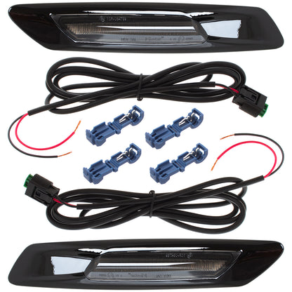 BMW 5 E60 E61 03-10 Indicatore di direzione laterale a LED SMOKED DYNAMIC 2 pezzi SET