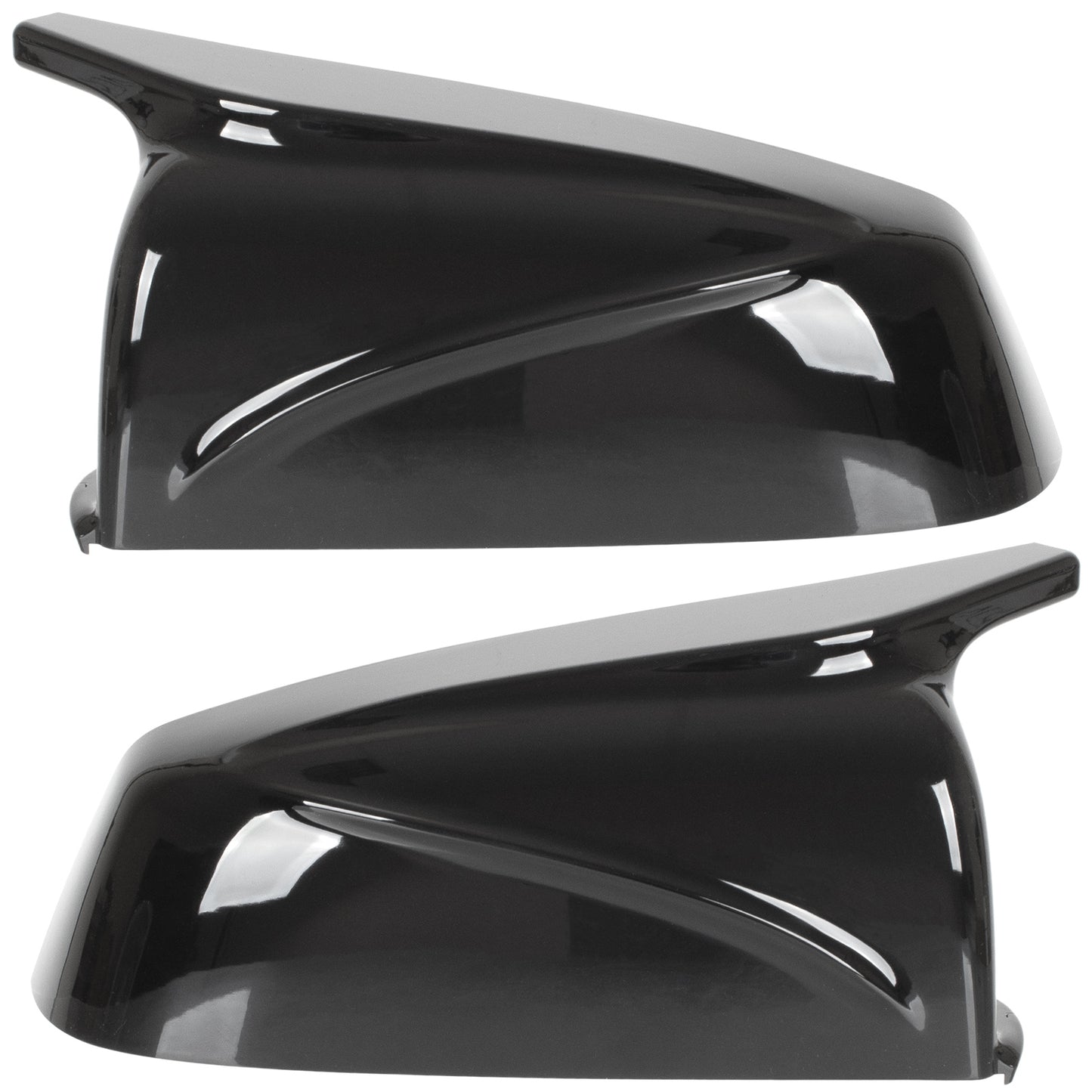 BMW 5 E60 E61 08-13 nakładka lusterka BLACK GLOSSY lewa + prawa 2 szt. KPL