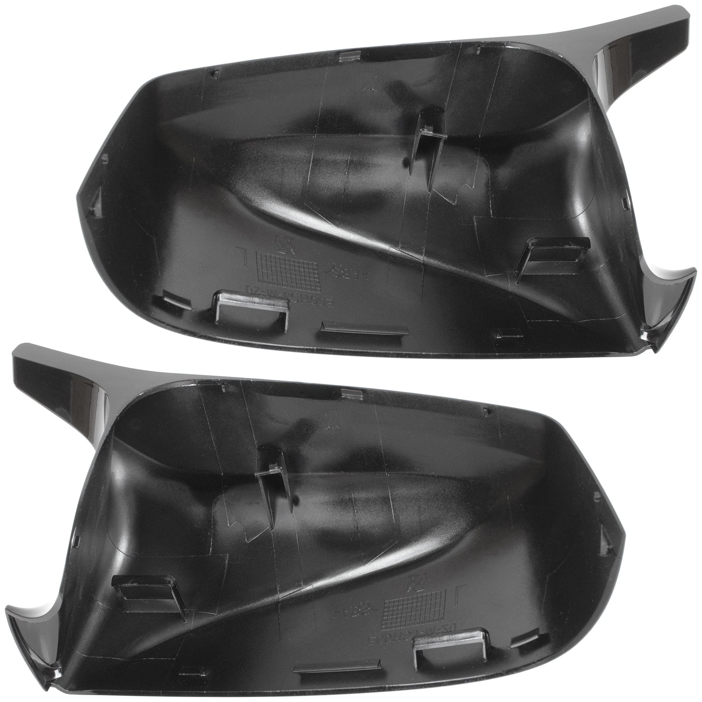 BMW 5 E60 E61 08-13 nakładka lusterka BLACK GLOSSY lewa + prawa 2 szt. KPL