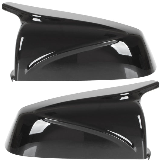 BMW 5 E60 E61 08-13 nakładka lusterka BLACK GLOSSY lewa + prawa 2 szt. KPL