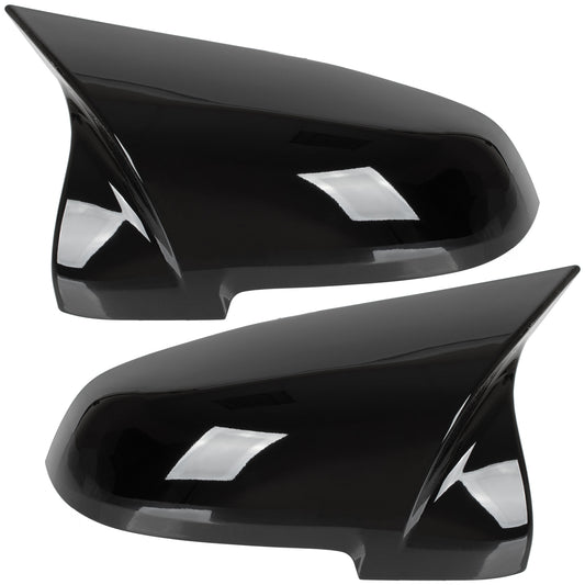 BMW 5 F07 F10 F11 13-17 nakładka lusterka BLACK GLOSSY lewa + prawa 2 szt. KPL