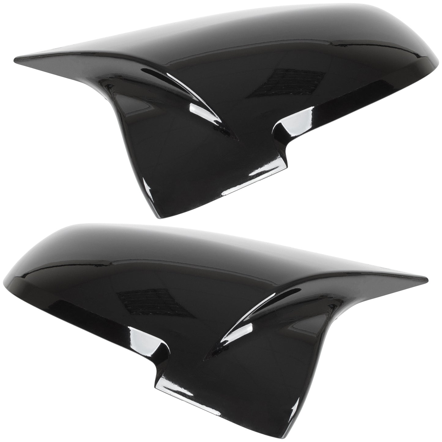 BMW 5 F07 F10 F11 13-17 nakładka lusterka BLACK GLOSSY lewa + prawa 2 szt. KPL