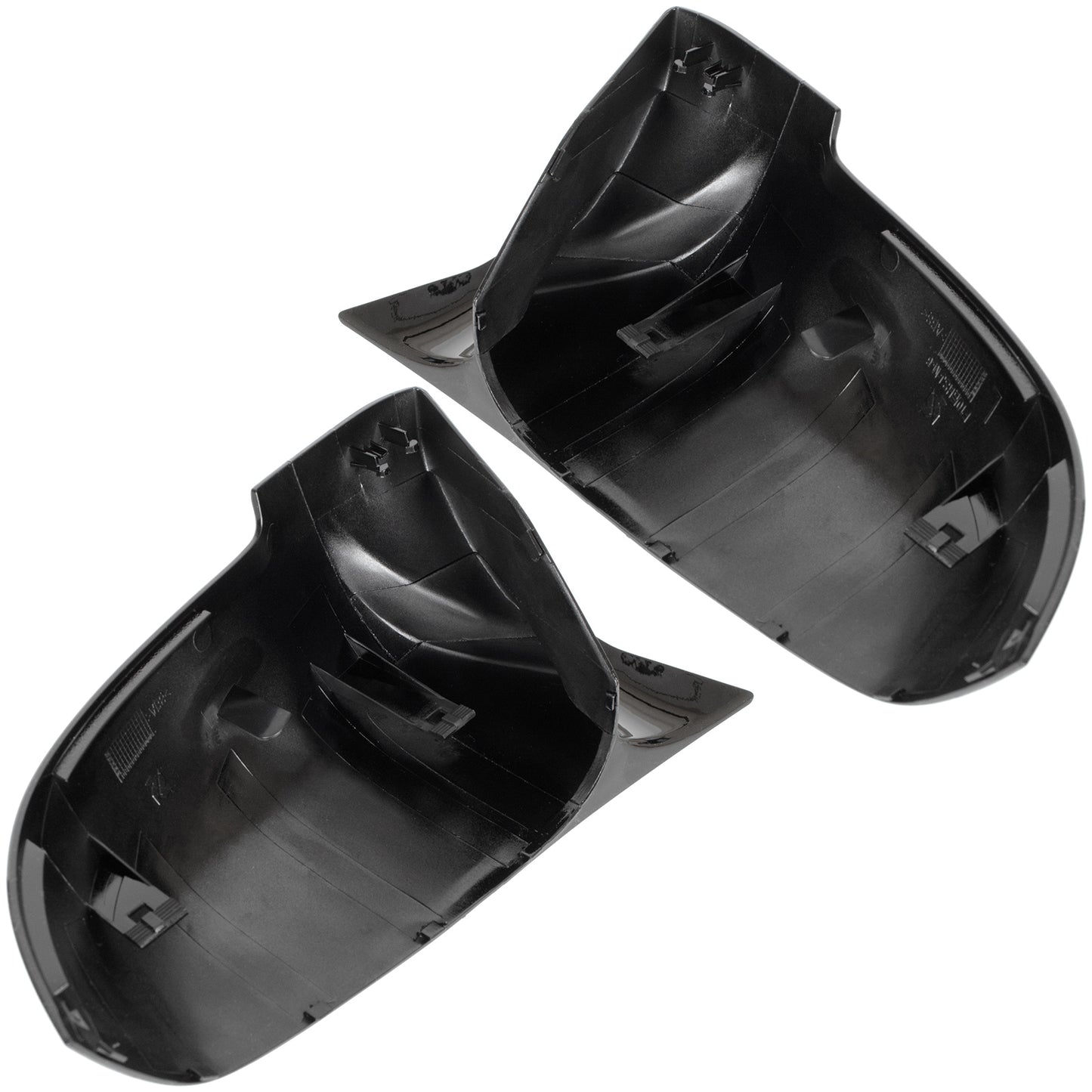 BMW 5 F07 F10 F11 13-17 nakładka lusterka BLACK GLOSSY lewa + prawa 2 szt. KPL