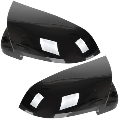 BMW 5 F07 F10 F11 13-17 nakładka lusterka BLACK GLOSSY lewa + prawa 2 szt. KPL