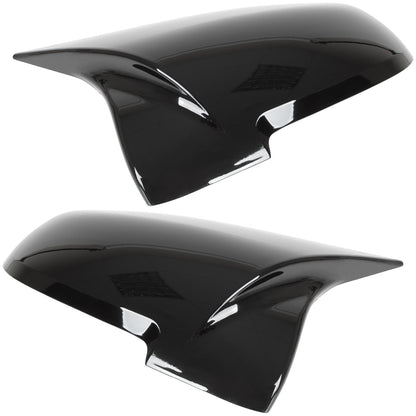 BMW 5 F07 F10 F11 13-17 nakładka lusterka BLACK GLOSSY lewa + prawa 2 szt. KPL