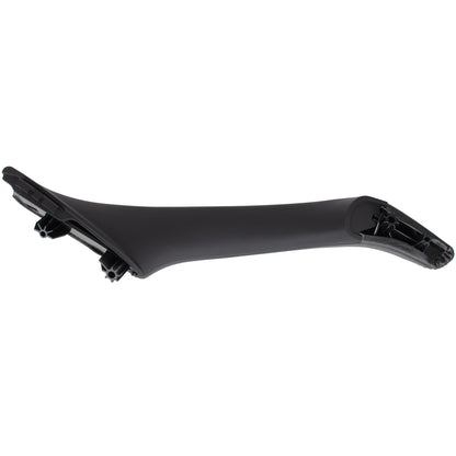 BMW 5 F10 F11 09-17 uchwyt wewnętrzny CZARNY drzwi przednich lewych 2-otwory + uchwyt wewnętrzny CZARNA SKÓRA drzwi przednich prawych 2 szt. KPL