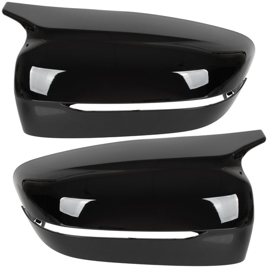 BMW 5 G30 G31 16-23 nakładka lusterka BLACK GLOSSY lewa + prawa 2 szt. KPL