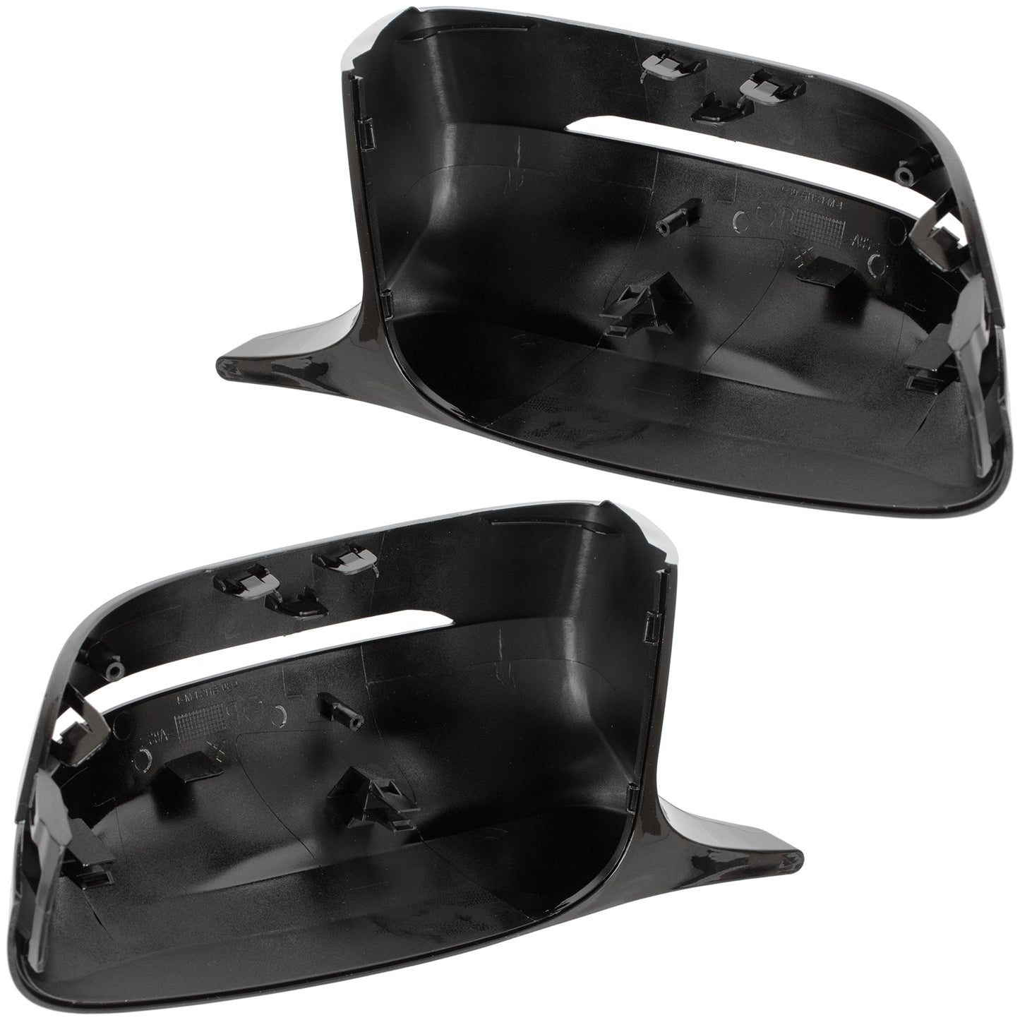 BMW 5 G30 G31 16-23 nakładka lusterka BLACK GLOSSY lewa + prawa 2 szt. KPL