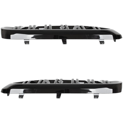 BMW 6 G32 GT 17-20 atrapy między reflektory (nerki) lewa + prawa kpl. BLACK GLOSSY DOUBLE BAR