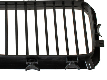 BMW 7 E38 94-98 atrapy między reflektory (nerki) lewa + prawa kpl. BLACK MAT