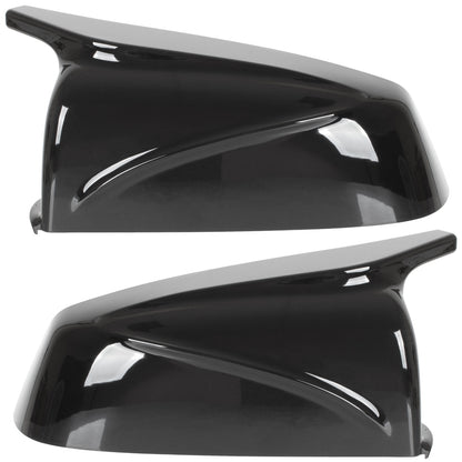 BMW 7 F01 F02 08-11 nakładka lusterka BLACK GLOSSY lewa + prawa 2 szt. KPL