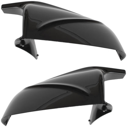 BMW 7 F01 F02 08-11 nakładka lusterka BLACK GLOSSY lewa + prawa 2 szt. KPL