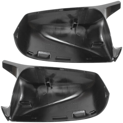 BMW 7 F01 F02 08-11 nakładka lusterka BLACK GLOSSY lewa + prawa 2 szt. KPL