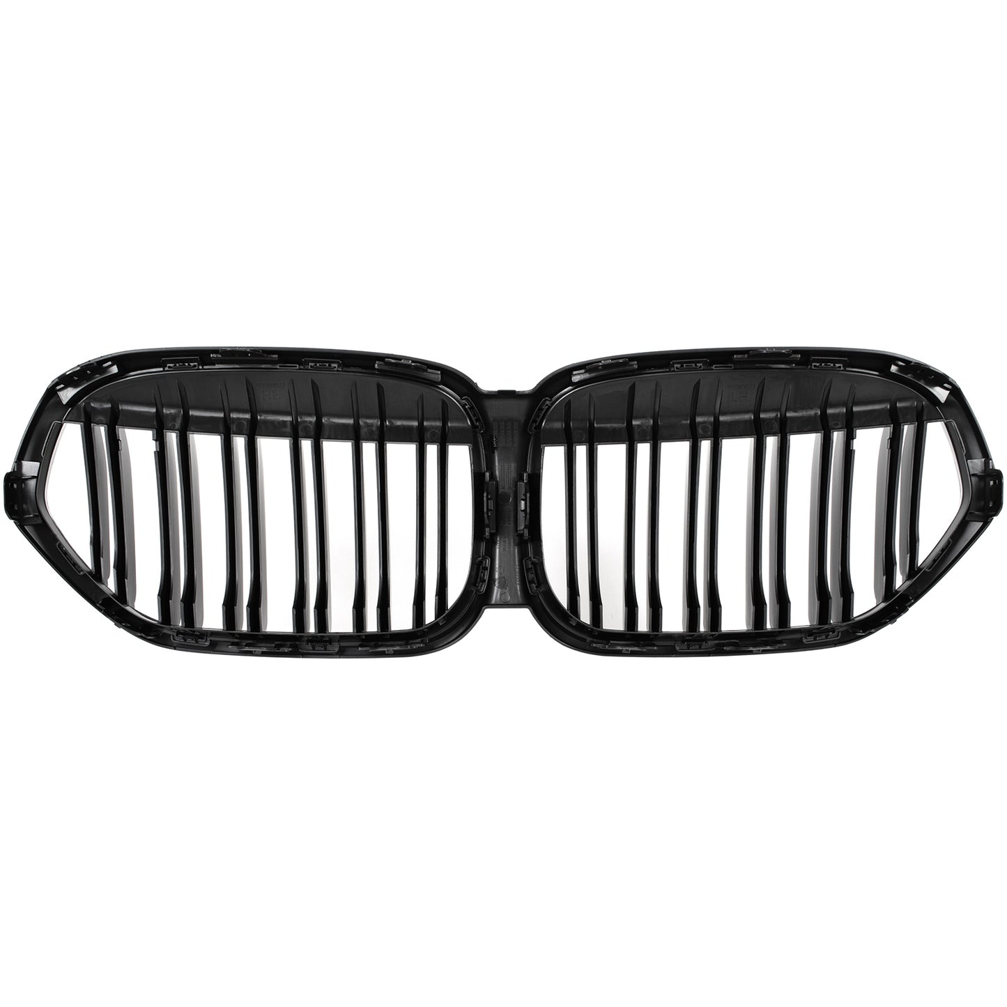 BMW X1 F48 19-22 atrapa między reflektory (nerki) BLACK GLOSSY DOUBLE BAR