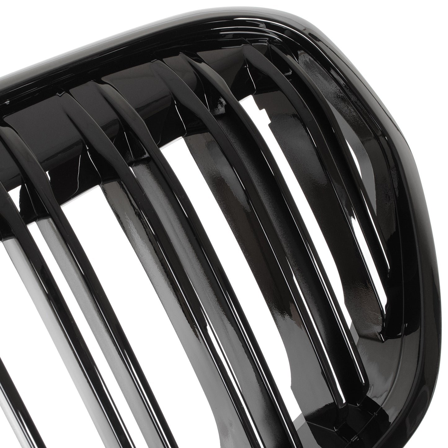 BMW X1 F48 19-22 atrapa między reflektory (nerki) BLACK GLOSSY DOUBLE BAR