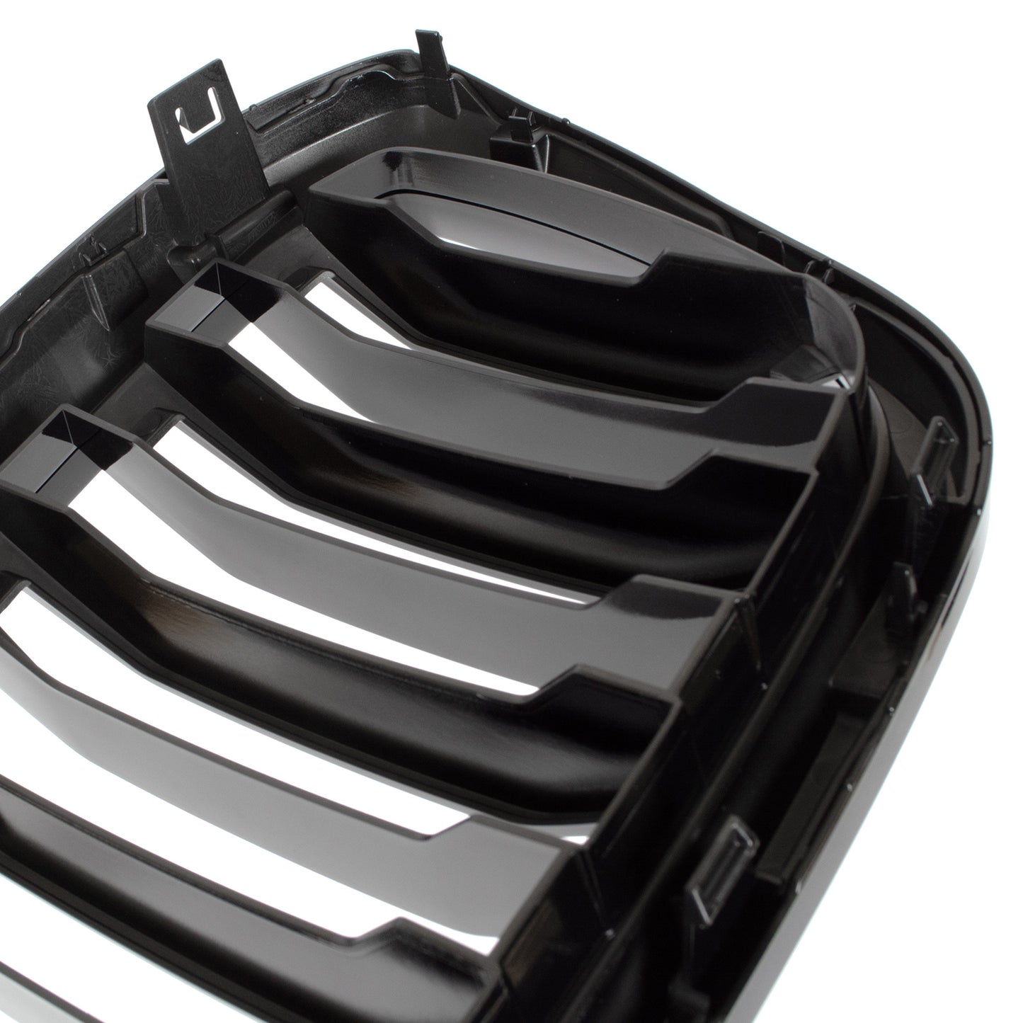 BMW X3 G01 FL 2021- atrapa między reflektory (nerki) BLACK GLOSSY DOUBLE BAR + ZAŚLEPKA