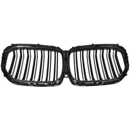 BMW X5 G05 2019- atrapa między reflektory (nerki) BLACK GLOSSY DOUBLE BAR